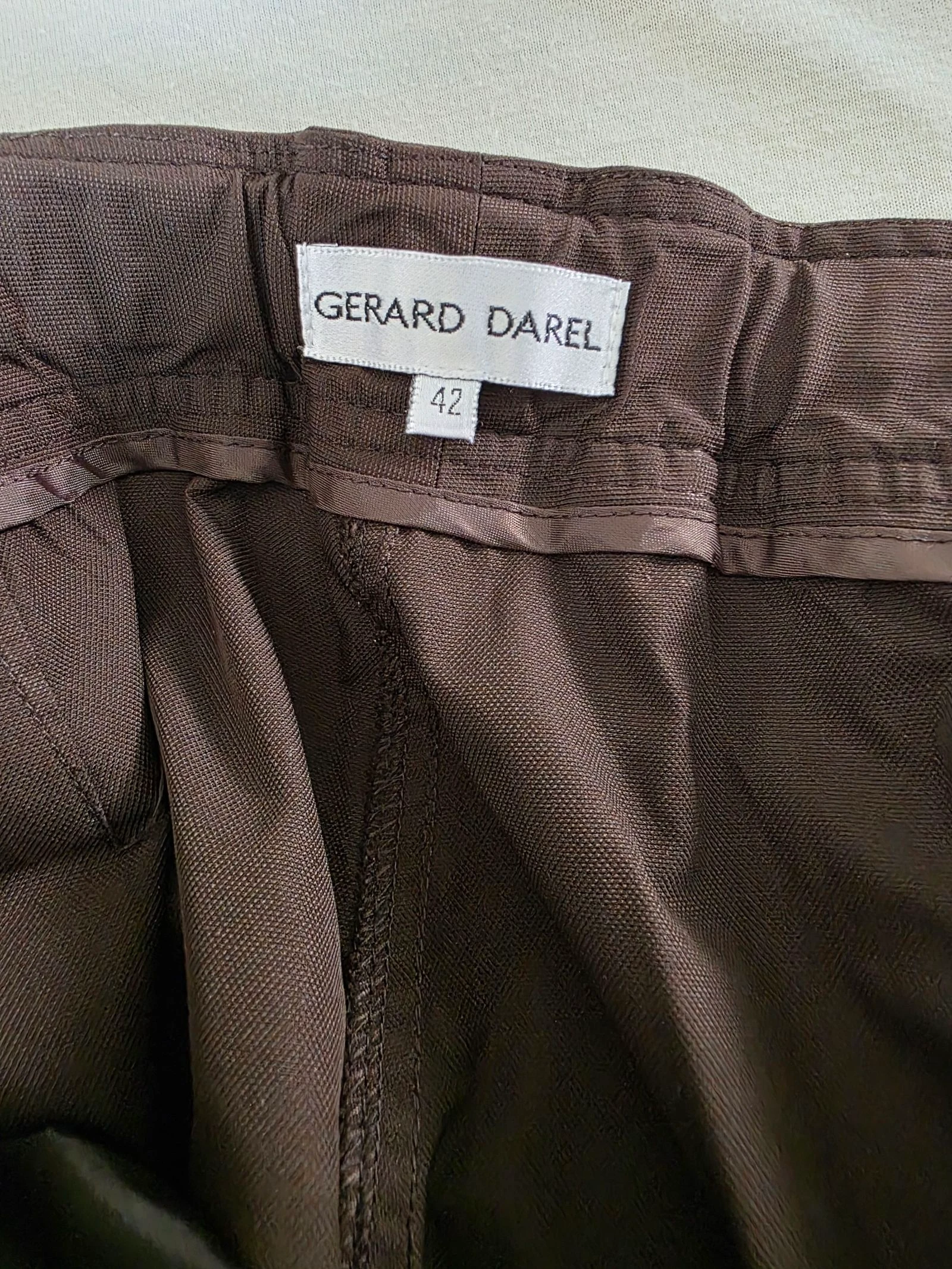 Calça capri corsária curta 🍒vintage y2k Gérard Darel🍒tamanho serve até 38 – photo 3